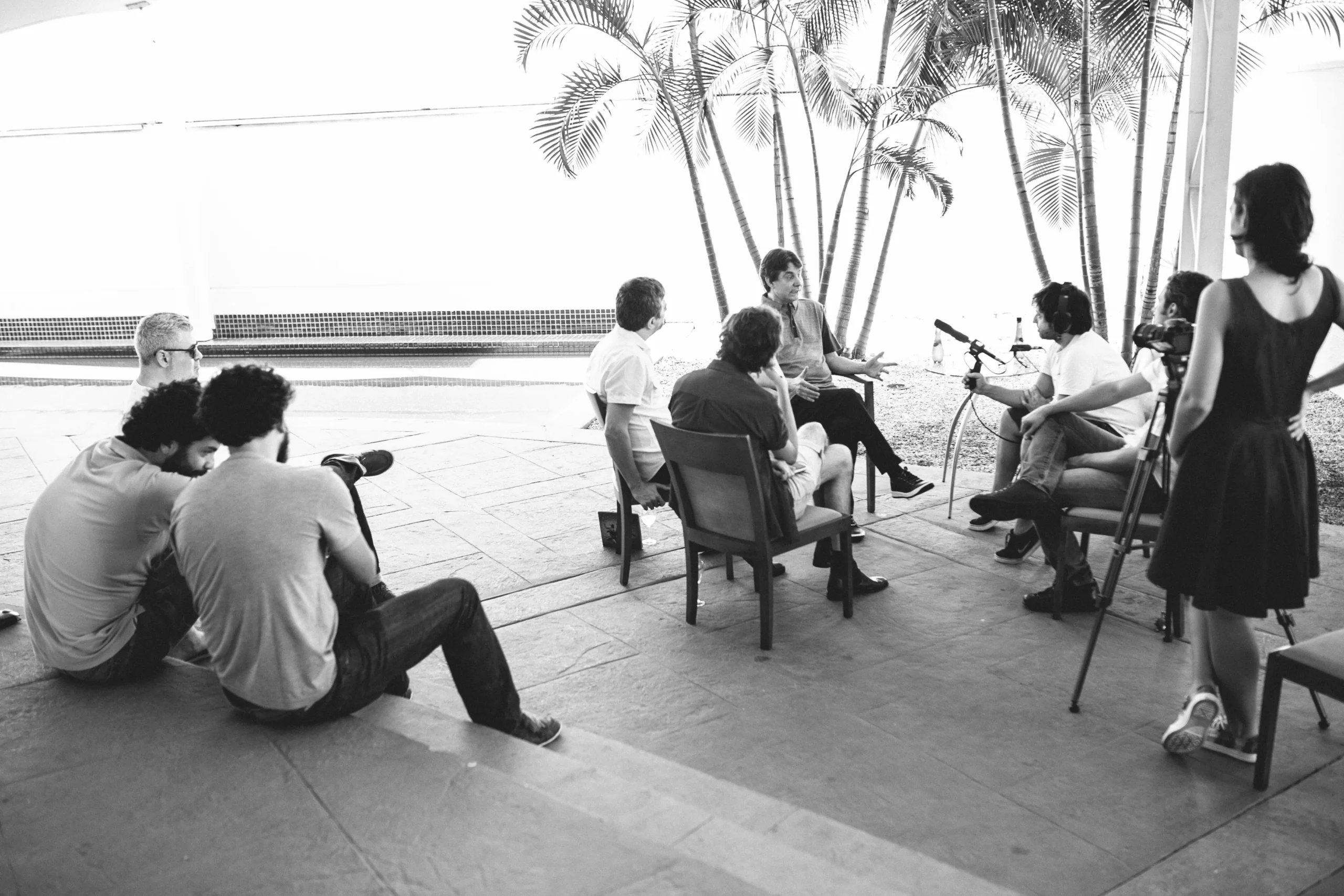 Lô Borges e a equipe do Gafieiras. (Crédito: Renato Nascimento)