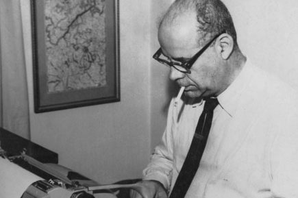 O radialista e jornalista santista Osvaldo Moles (1913-1967). (Crédito: Reprodução)